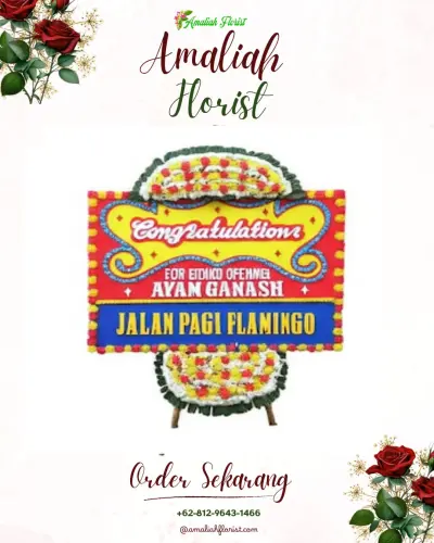 Bunga Papan Congratulation di Krendang